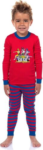 طقم بيجامة النوم من INTIMO Power Rangers Boys Classic Team Ranger Character مكون من قطعتين in Saudi Arabia