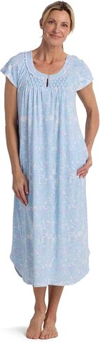 Miss Elaine Nightgown, Long Cottonessa Gown, Nightgown with Short Sleeves, Sleepwear & Loungewear in Kuwait