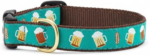 Up Country Beer Pattern Dog Collar, Large (15 To 21 inches) 1 Inch Wide Width in Saudi Arabia