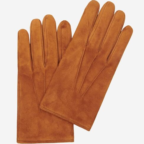 Fratelli Orsini Everyday Angelo (cognac) - suede leather gloves with luxurious cashmere lining in Saudi Arabia