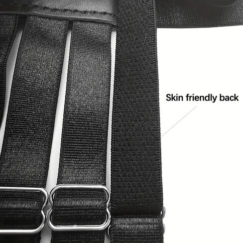 Shirt Stays for Men Police with Elastic Adjustable Garters Shirt Holders Belt Suspenders for Women Military in Saudi Arabia