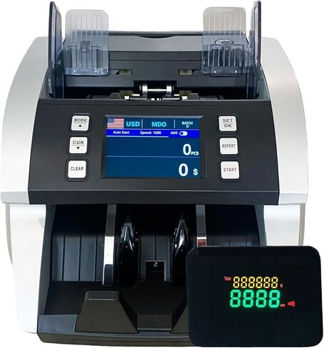 MA-600S عداد الفئة المخلوقة المختلطة للدولار ، واكتشاف CIS من الدرجة المصرفية ، و 4+6 أرقام شاشة خارجية ، وشاشة تعمل باللمس وطباعة الإيصالات in Saudi Arabia