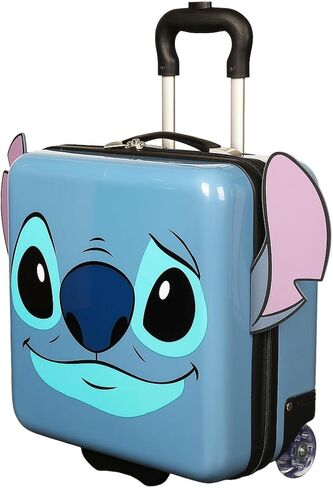 Bioworld Lilo & Stitch Stitch Character Face Blue 15" Novelty Luggage in Saudi Arabia