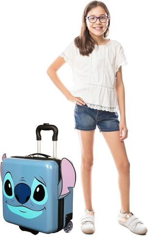 Bioworld Lilo & Stitch Stitch Character Face Blue 15" Novelty Luggage in Saudi Arabia