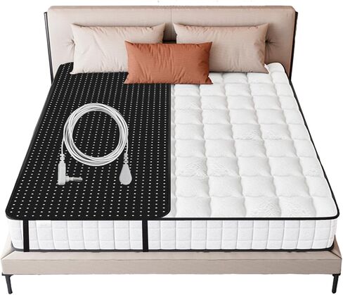 بساط التأريض، بساط التأريض للسرير مع سلك التأريض، بساط التأريض من جلد البولي يوريثان الناعم، بساط التأريض لنوم أفضل in Kuwait