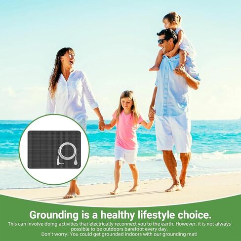 بساط التأريض، بساط التأريض للسرير مع سلك التأريض، بساط التأريض من جلد البولي يوريثان الناعم، بساط التأريض لنوم أفضل in Kuwait