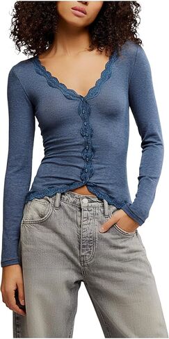 Free People Womens Big Love Rib Cardi in Saudi Arabia