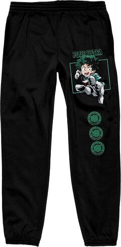 بنطال رياضي أسود من My Hero Academia Anime Deku وPlus Ultra للرجال in Kuwait