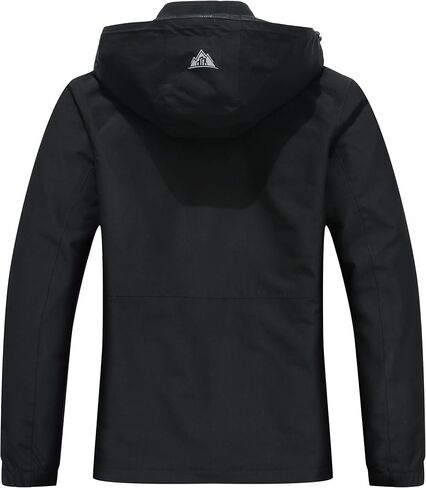 Women's Waterproof Lightweight Raincoat Windproof Windbreaker with Detachable Hood Breathable Outdoor Rain Jacket for Hiking in Saudi Arabia