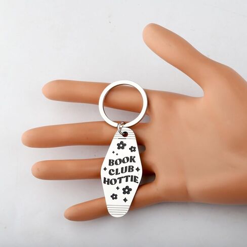 CENWA Book Club Hottie Keychain Book Worm Motel Keychain مضحك اكسسوارات السيارات in Saudi Arabia