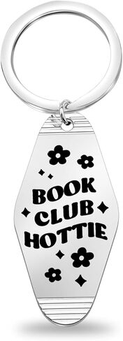 CENWA Book Club Hottie Keychain Book Worm Motel Keychain مضحك اكسسوارات السيارات in Saudi Arabia