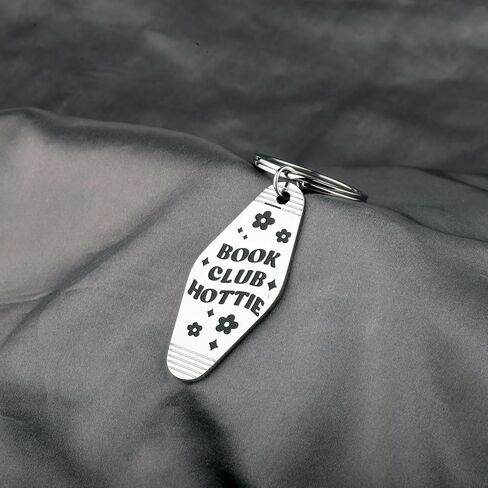 CENWA Book Club Hottie Keychain Book Worm Motel Keychain مضحك اكسسوارات السيارات in Saudi Arabia