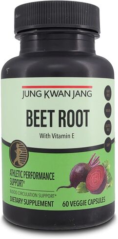 JungKwanJang Men's Stamina Boost with Korean Red Ginseng, Maca, and Octacosanol for Men's Health and Energy Supplement, 60 Capsules in Kuwait