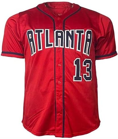 Ronald Acuna Jr. Autographed Red Baseball Jersey JSA in Saudi Arabia