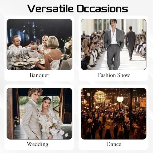 3 Pack Tie Chain for Men Elegant Necktie Clips with Ring Clasps Suits Accessories Classic Tie Tacks Chain Set for Wedding Business Birthday Jewelry Party Gift in Saudi Arabia