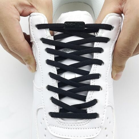 No Tie Shoelaces 2 Pairs Elastic Shoe Laces for Kids & Adults, Ideal for Sneakers, Running Shoes, Boots in Saudi Arabia