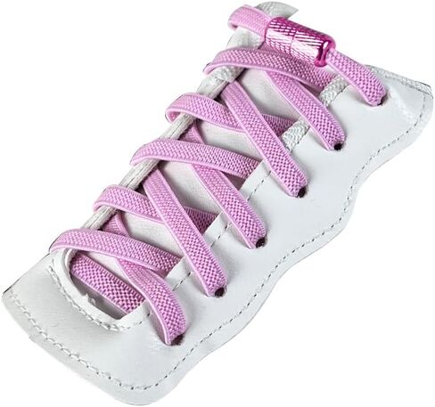 No Tie Shoelaces 2 Pairs Elastic Shoe Laces for Kids & Adults, Ideal for Sneakers, Running Shoes, Boots in Saudi Arabia