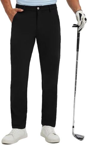 M MAELREG Golf Pants Men Classic Fit 30"/32"/34" Lightweight 5 Pockets Casual Trousers Moisture Wicking Mens Dress Pants in Saudi Arabia