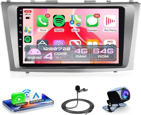 8Core 8G 128G Radio for Toyota Camry 2006-2011, Rimoody Android 13 Car Stereo 9 Inch with Wireless Carplay Android Auto GPS 4G-WiFi Bluetooth 5.0 FM/AM/RDS DSP-36 Mirror Link Backup Camera in Saudi Arabia
