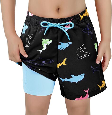 American Trends Boys Swim Trunks Boys Bathing Suit Toddler Swimsuit Quick Dry Light UPF 50+ Kids Swimsuits in Saudi Arabia