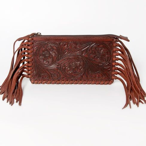 American Darling Wristlet Hand Tooled Genuine Leather Women Bag Western Handbag Purse in Saudi Arabia