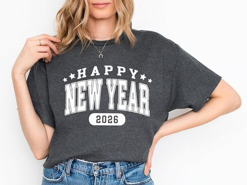 New Years Eve Sweatshirt Hello 2026 Happy New Years Shirt Happy New Year Festive Party Shirts For Women Cute Crewneck Matching Kids Toddler Multi in Saudi Arabia