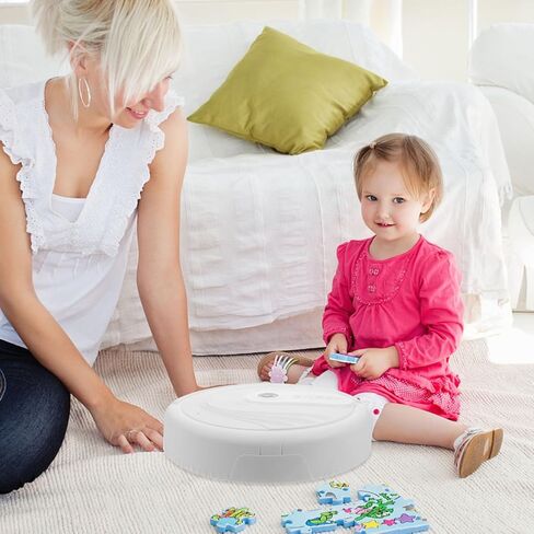 Toyvian Rumba Simulated Sweeping Robot Toy Cleaning Machine Kids Vacuum with Suction Toy Robot Vacuum Cleaner Toddler Robot Vacuum Toy for Kids Infant Toy Kid Baby Cosplay in Saudi Arabia