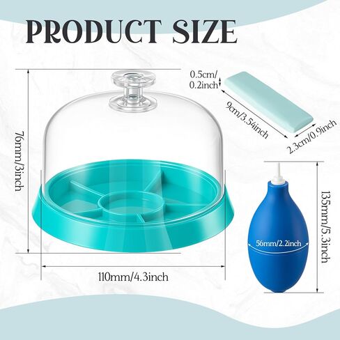 Skylety 3 Set Watch Cleaning Set with Watch Cleaning Putty, Movement Dust Cover, Dust Blaster for Wheel Pivot and Repair Tool for Organize Small Parts, Crafts, Jewelry Fittings in Saudi Arabia