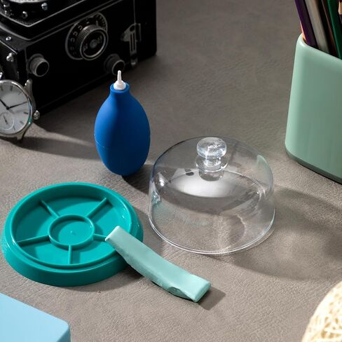 Skylety 3 Set Watch Cleaning Set with Watch Cleaning Putty, Movement Dust Cover, Dust Blaster for Wheel Pivot and Repair Tool for Organize Small Parts, Crafts, Jewelry Fittings in Saudi Arabia