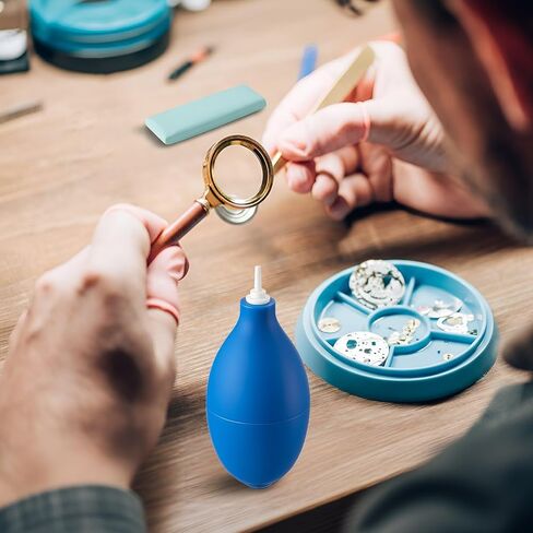 Skylety 3 Set Watch Cleaning Set with Watch Cleaning Putty, Movement Dust Cover, Dust Blaster for Wheel Pivot and Repair Tool for Organize Small Parts, Crafts, Jewelry Fittings in Saudi Arabia