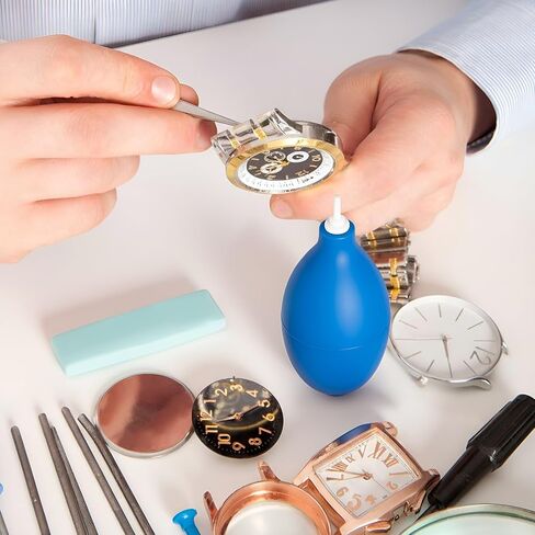 Skylety 3 Set Watch Cleaning Set with Watch Cleaning Putty, Movement Dust Cover, Dust Blaster for Wheel Pivot and Repair Tool for Organize Small Parts, Crafts, Jewelry Fittings in Saudi Arabia