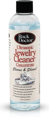 Rock Doctor Jewelry Cleaner Spray – Gentle Solution for Diamonds, Gold, Silver, Pearls, & Precious Stones – Restores Sparkle & Shine – 8 oz in Saudi Arabia