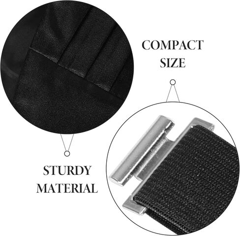 LOGOFUN 9pcs Men's Adjustable Satin Cummerbund with Buckle for Tuxedo Weddings Proms Formal Events in Saudi Arabia