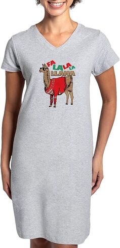 CafePress Fa La La Llama Women's Nightshirt, Soft Long Pajama Shirt, Cotton PJs/Pyjamas in Saudi Arabia