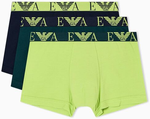 Emporio Armani mens Bold Monogram 3 Pack Trunk in Saudi Arabia