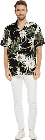 Matching Father Daughter Hawaiian Luau Cruise Outfit Shirt Dress Hibiscus Blue in Saudi Arabia