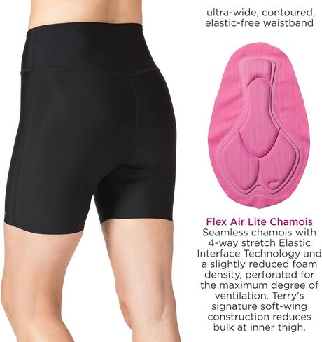 Terry Bicycles Chill 5In Short - Women's Black, XL in Saudi Arabia