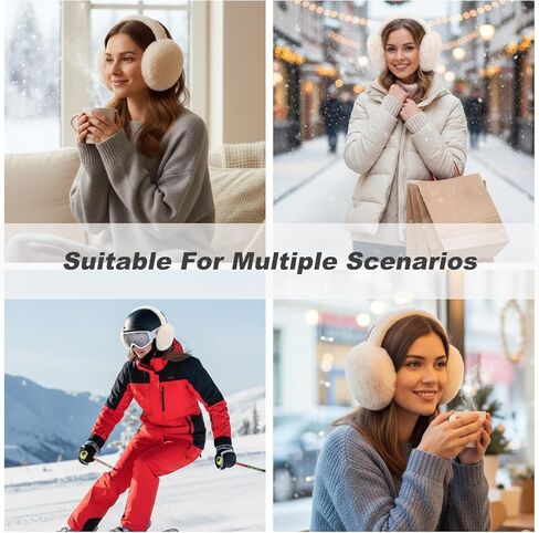 Earmuffs for Women Ear Muffs for Winter Faux Fur Warm Earmuffs in Saudi Arabia