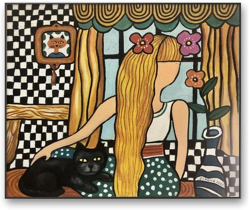 Decorative oil paintings, texture oil paintings, original oil paintings, size 19.69/23.62 inch, wall hangings for bedroom and tea room, warm, comfortable and heartfelt. Sold out, custom orders available. in Saudi Arabia