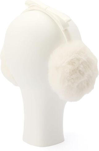 Kate Spade Women's Shoelace Bow Earmuffs, Stylish Winter Fashion Accessory, Ideal for Cold Weather in Saudi Arabia