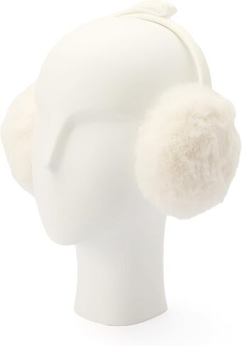 Kate Spade Women's Shoelace Bow Earmuffs, Stylish Winter Fashion Accessory, Ideal for Cold Weather in Saudi Arabia