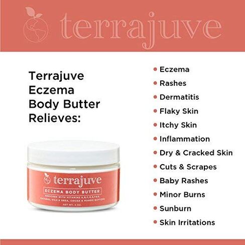 Terrajuve Organic Eczema Relief Combo - Natural Gift Pack for Soothing and Comforting Eczema-Prone Skin, Gentle and Holistic Approach in Saudi Arabia