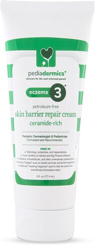 Eczema 3 Ceramide-Rich Skin Barrier Repair Eczema Cream for Kids, Moisturizing, Free of Parabens, Petroleum, Fragrances & Dyes (6 fl oz) in Saudi Arabia