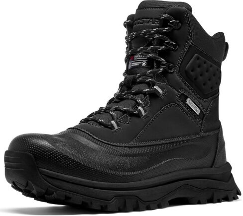 Snow Boots for Men Insulated Waterproof Winter Boots Outdoor Boot for Cold Weather in Saudi Arabia