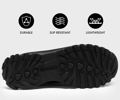 Snow Boots for Men Insulated Waterproof Winter Boots Outdoor Boot for Cold Weather in Saudi Arabia