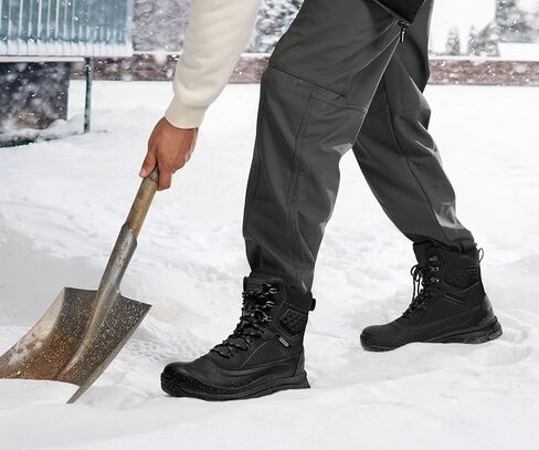 Snow Boots for Men Insulated Waterproof Winter Boots Outdoor Boot for Cold Weather in Saudi Arabia
