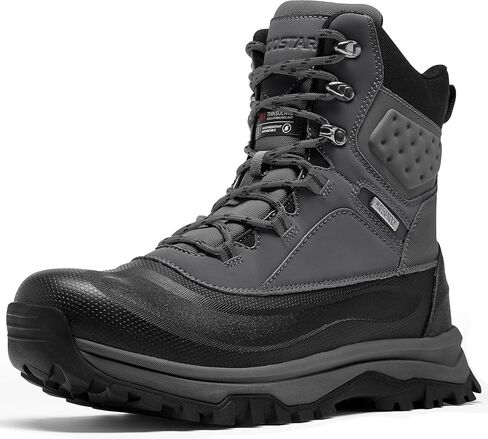 Snow Boots for Men Insulated Waterproof Winter Boots Outdoor Boot for Cold Weather in Saudi Arabia