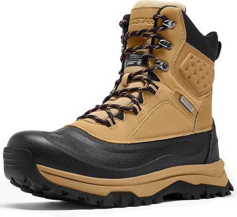Snow Boots for Men Insulated Waterproof Winter Boots Outdoor Boot for Cold Weather in Saudi Arabia