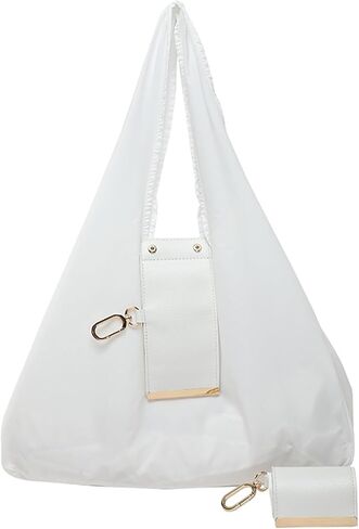 Keychain Tote Bag,Large Capacity Lightweight Foldable Waterproof Key Chain Shopping Bag with Key Ring,Mini Bag for Daily Use in Saudi Arabia