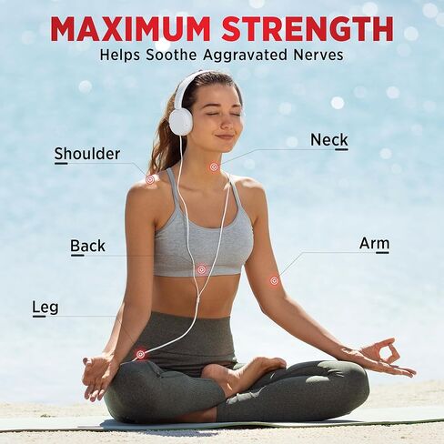 رقعة تخفيف آلام ليدوكائين من تريتونيك: أقصى قوة 4% من رقع يدوكائين مخدرة (20 قطعة) للذراع والظهر والرقبة والساق والكتف - مسكن موضعي لآلام المفاصل - 5.51 × 3.93 بوصة in Kuwait